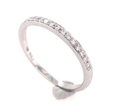 14 Karat White Gold Diamond Ring- Size 7.75